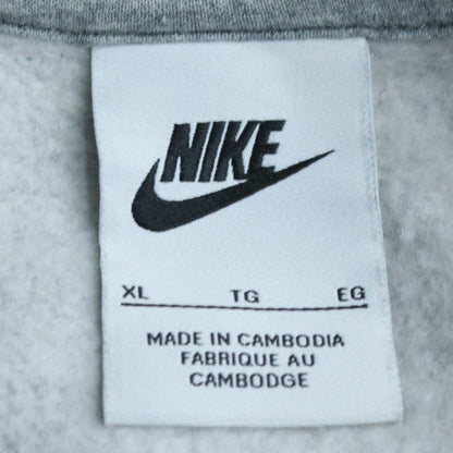 Nike Men's Grey XL Pullover Hoodie Fleece Sports Sweatshirt