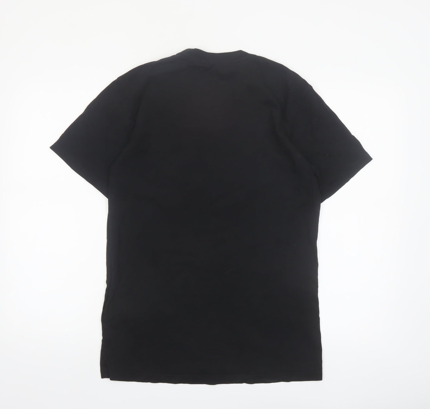 Vans Men's Black Logo Classic Fit Cotton T-Shirt Size M