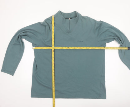 Patagonia Men's Green XL 1/4 Zip Mock Neck Sweatshirt