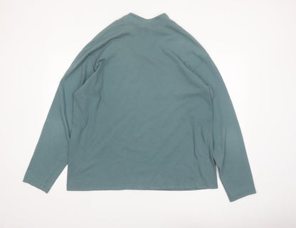 Patagonia Men's Green XL 1/4 Zip Mock Neck Sweatshirt