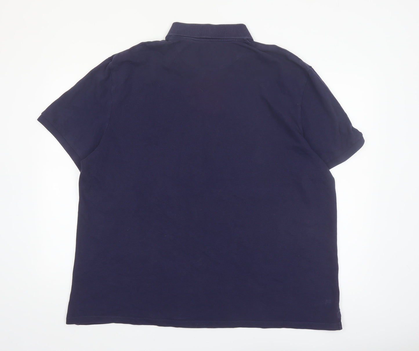 Lyle & Scott Men's Blue 2XL Cotton Polo Shirt Classic Fit