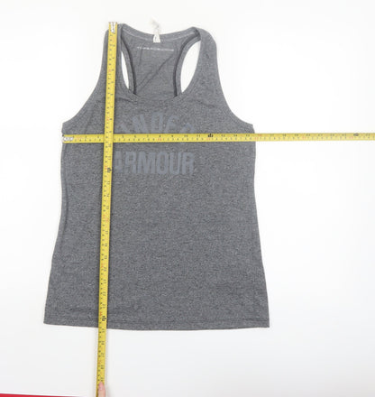 Under Armour Womens Grey XS Racerback Athletic Tank Top