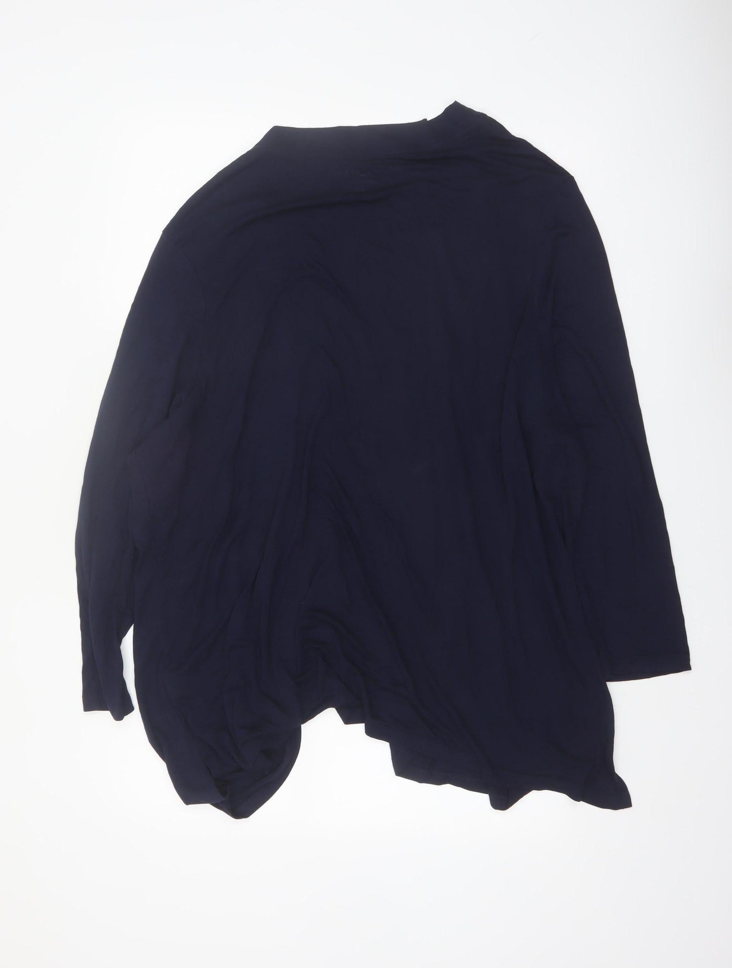 JD Williams Women Blue Size 28 Long Sleeve Open Lightweight Coatigan
