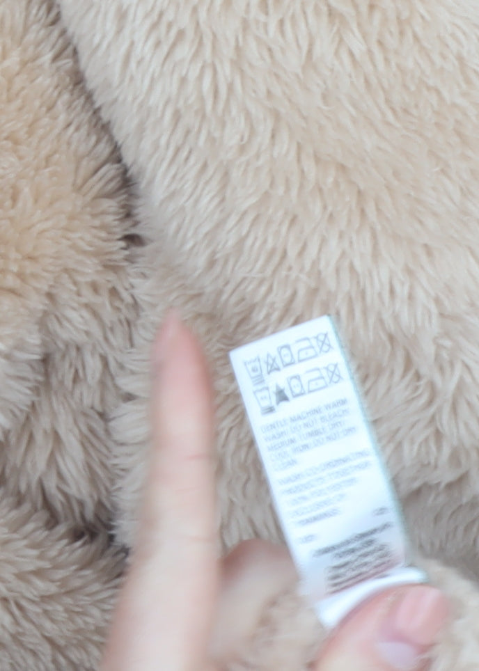 Marks and Spencer Women Beige Fleece Hooded Robe M Winter