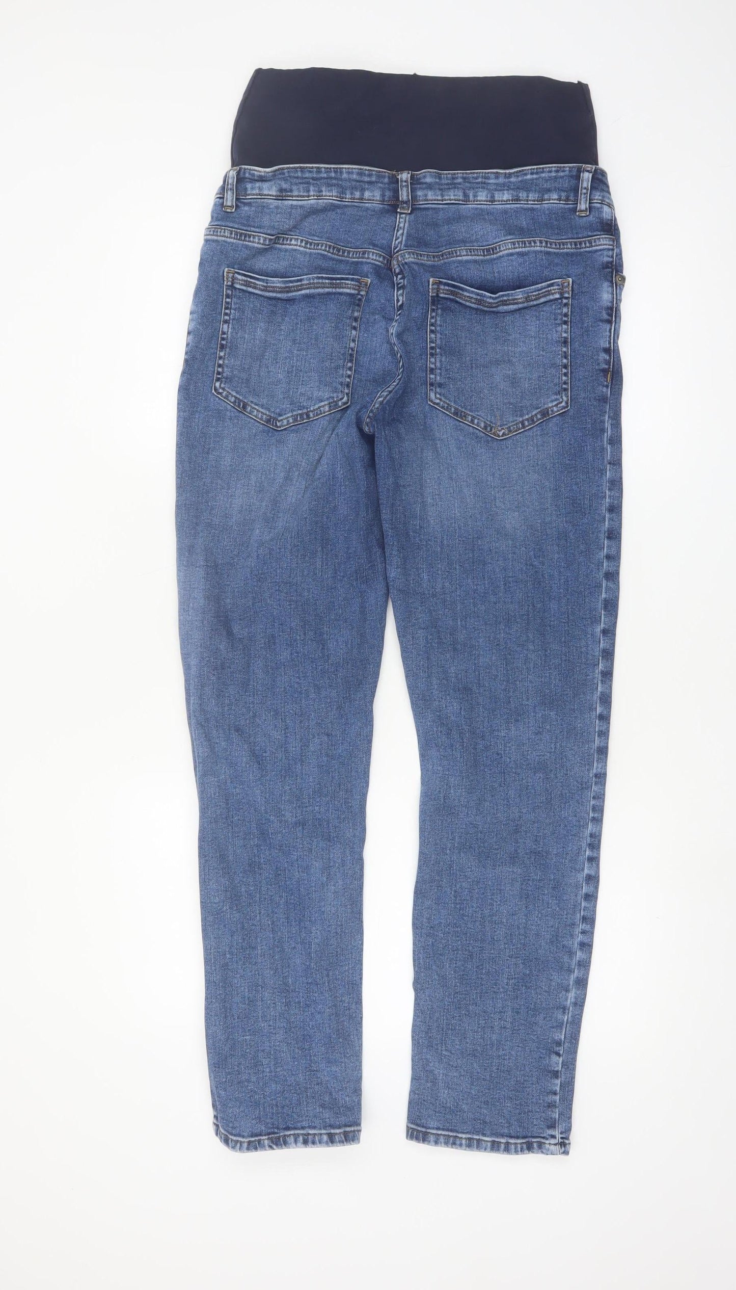 JoJo Maman Bébé Blue Maternity Straight Jeans Women’s Size 10