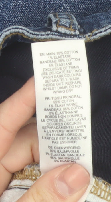 JoJo Maman Bébé Blue Maternity Straight Jeans Women’s Size 10