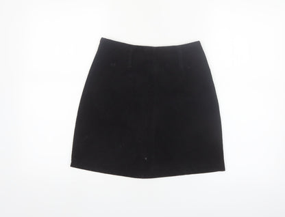 Denim Co. Women's Black Corduroy Mini Skirt Size 8