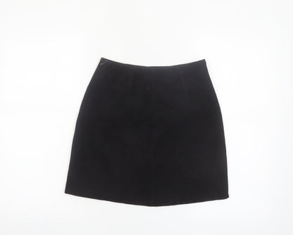 Denim Co. Women's Black Corduroy Mini Skirt Size 8