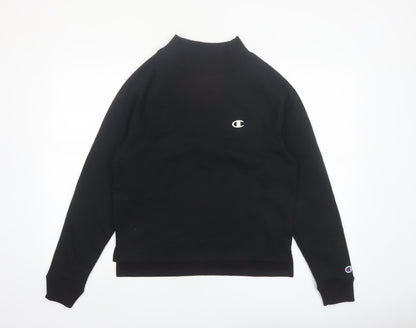 Champion Women's Black Small Crew Neck Pullover Sweatshirt
