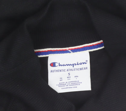 Champion Women's Black Small Crew Neck Pullover Sweatshirt