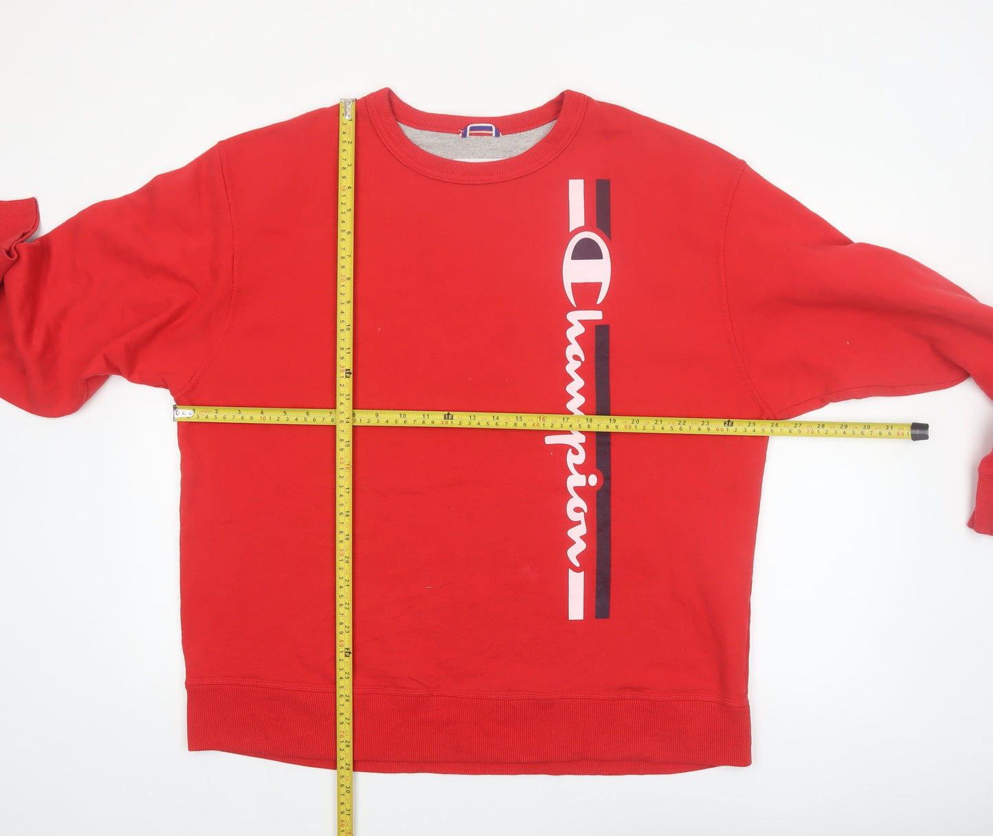 Champion Men’s Red XL Pullover Graphic Sweatshirt