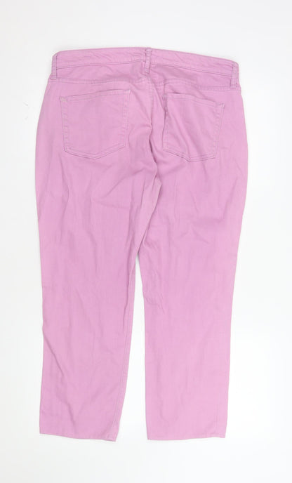 Gap Women's Pink Skinny Jeans Size 8 Slim Fit Mid Rise Denim