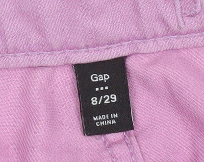 Gap Women's Pink Skinny Jeans Size 8 Slim Fit Mid Rise Denim