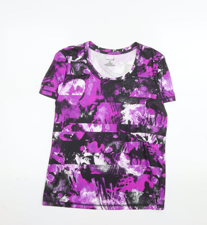 Exertek Women’s Purple Petites Medium Activewear T-Shirt