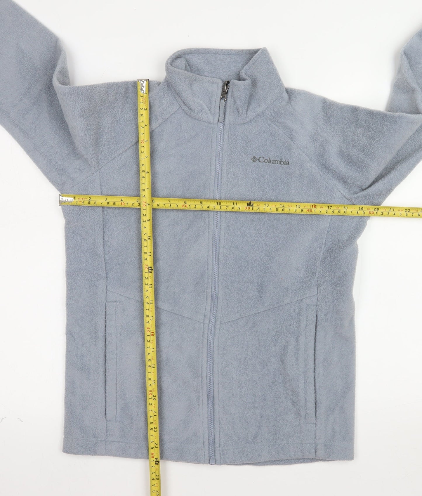 Columbia Men's Grey Fleece Full Zip Interchange Jacket L