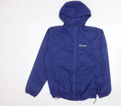 Berghaus Men's Blue M Windproof Lightweight Hooded Jacket