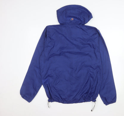 Berghaus Men's Blue M Windproof Lightweight Hooded Jacket
