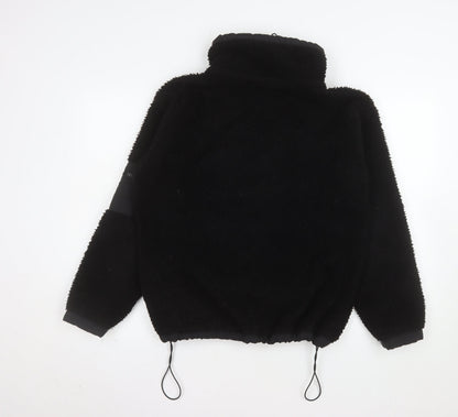 Urban Outfitters Men's Black Fleece Full Zip Jacket XS
