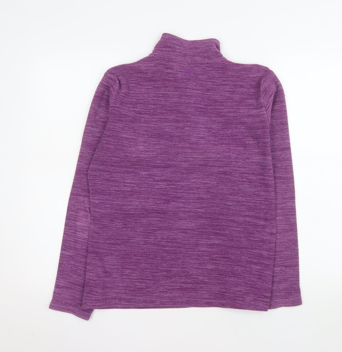 Mountain Warehouse Women Purple 1/2 Zip Fleece Pullover UK 12