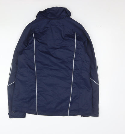 North End Womens Blue Waterproof Lined Jacket Size M