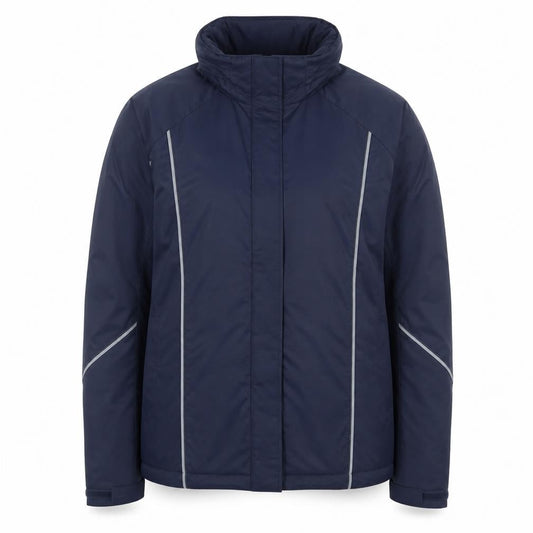 North End Womens Blue Waterproof Lined Jacket Size M