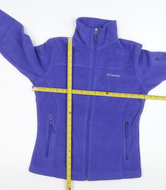 Columbia Women's Purple XS Fleece Full Zip Outdoor Jacket