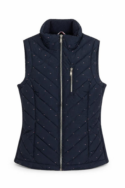 Tommy Hilfiger Women's Blue XS Puffer Quilted Waistcoat