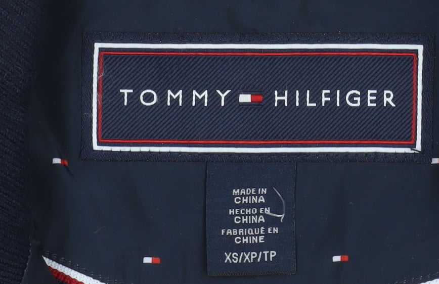 Tommy Hilfiger Women's Blue XS Puffer Quilted Waistcoat
