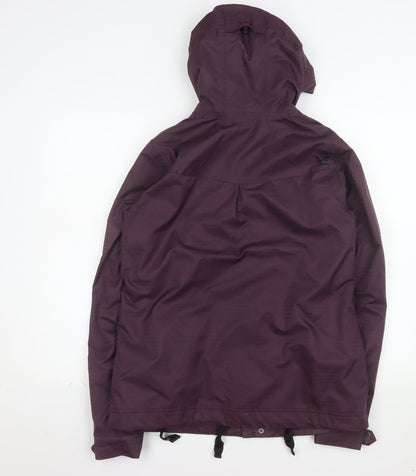O'Neill Women's Purple Waterproof Ski Jacket M Hooded Outdoor Coat