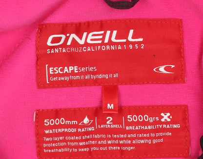 O'Neill Women's Purple Waterproof Ski Jacket M Hooded Outdoor Coat