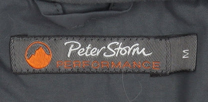 Peter Storm Women’s Grey Waterproof Hooded Parka Jacket Size M