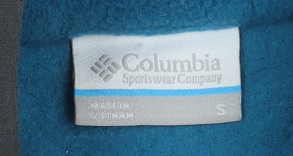 Columbia Womens Blue 1/4 Snap Fleece Pullover Sweatshirt Size S