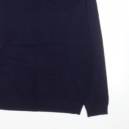 Knithouse Men’s Blue 2XL V-Neck Pullover Jumper