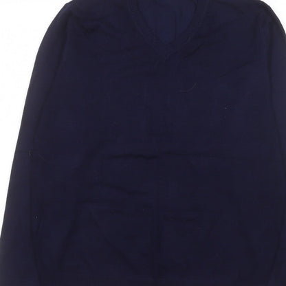 Knithouse Men’s Blue 2XL V-Neck Pullover Jumper