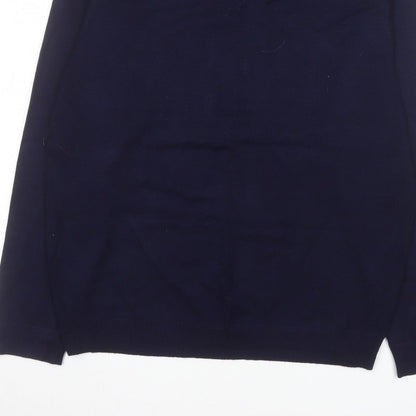 Knithouse Men’s Blue 2XL V-Neck Pullover Jumper