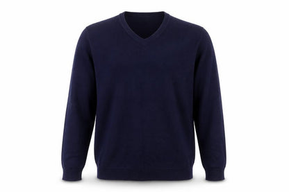 Knithouse Men’s Blue 2XL V-Neck Pullover Jumper