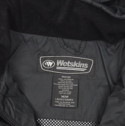 Wetskins Men's Black Waterproof Hooded Rain Jacket M