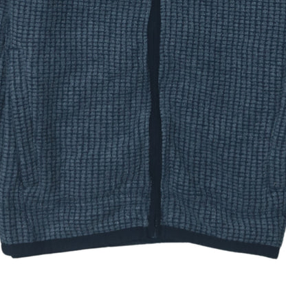 Weird Fish Men's Blue Full Zip Fleece Jacket Size S Outdoor Casual