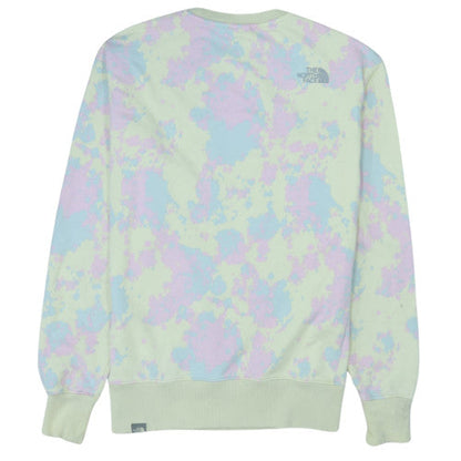 The North Face Unisex Pastel Tie Dye Sweatshirt Medium Cotton Blend