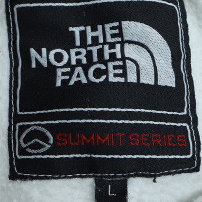 The North Face Womens White Fleece Basic Jacket L Full Zip Summit Series