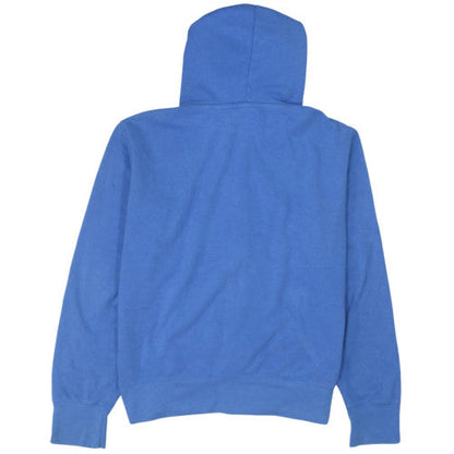 Ralph Lauren Men’s Blue Full Zip Hoodie Size M Logo Cotton Blend