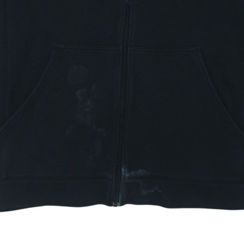 Adidas Men's Black Full Zip Hoodie Size M Sports Fleece Sweatshirt