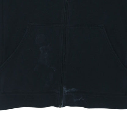 Adidas Men's Black Full Zip Hoodie Size M Sports Fleece Sweatshirt