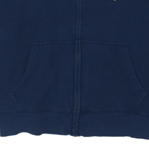 GAP Men's Blue Full Zip Hoodie XL Fleece Graphic Patriotic Logo