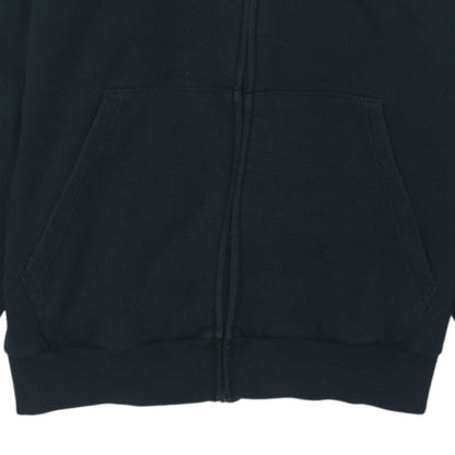 Adidas Men’s Black Full Zip Hoodie M Regular Fit Fleece Sweatshirt
