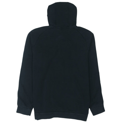 Adidas Mens Black Pullover Hoodie Size L Sports Fleece Sweatshirt