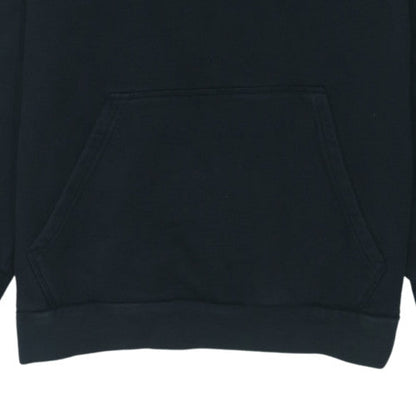 Adidas Mens Black Pullover Hoodie Size L Sports Fleece Sweatshirt