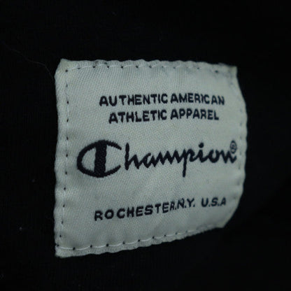 Champion Men's Black XL Pullover Hoodie Embroidered Logo Sportswear