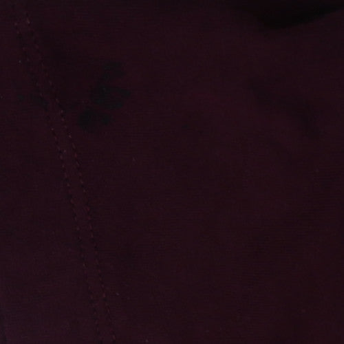 Nike Men's Burgundy Crew Neck Cotton T-Shirt Size M
