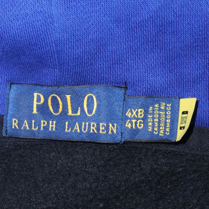 Ralph Lauren Men's Black 4XL Pullover Hoodie with Logo